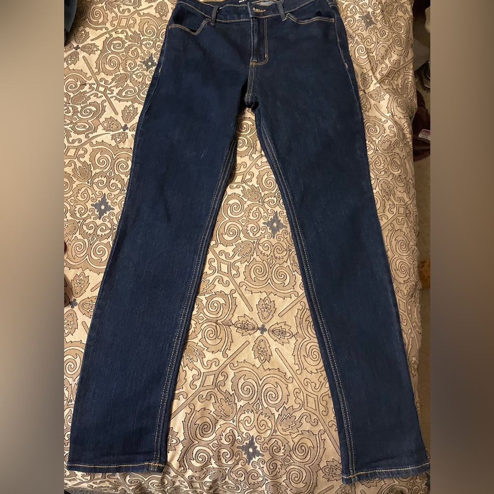 Old Navy Women's Dark Blue Skinny Jeans